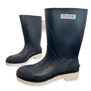 Xtratuf Men's 11 inch Shrimp Waterproof Fishing Deck Pvc boots size 8 Non Slip